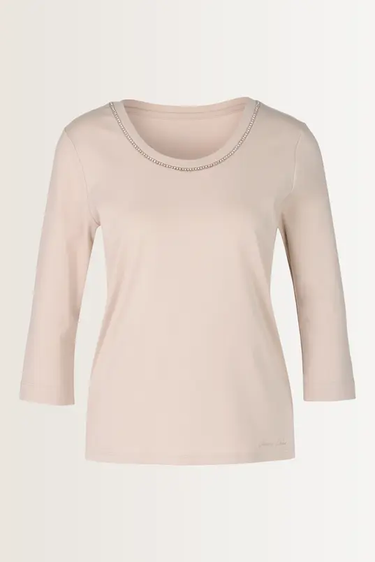 T-shirt met strasdetails Marc Cain