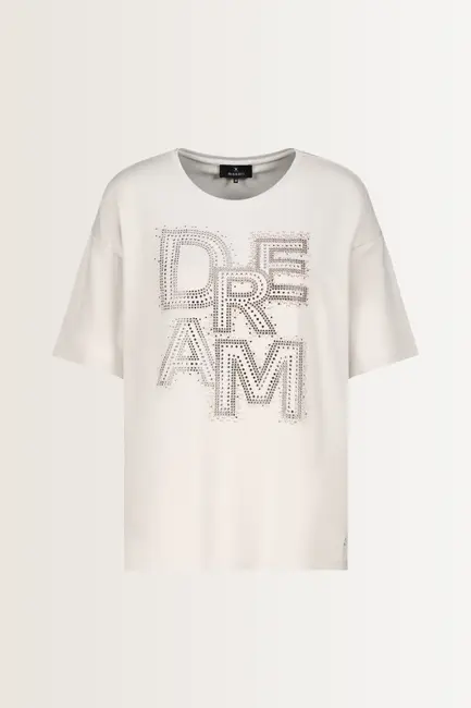 T-shirt met strassdetail Monari