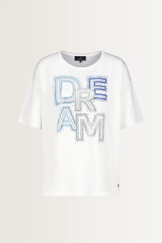 T-shirt met strassdetail Monari