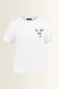 T-shirt met subtiele tekstprint Bora Max Mara Weekend