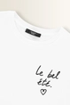 T-shirt met subtiele tekstprint Bora Max Mara Weekend