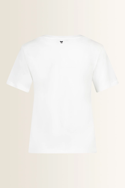 T-shirt met subtiele tekstprint Bora Max Mara Weekend