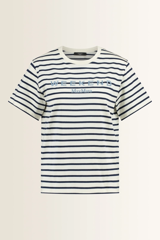 T-shirt met subtiele tekstprint Bora Max Mara Weekend