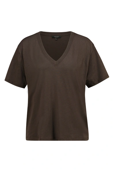 T-shirt met V-hals