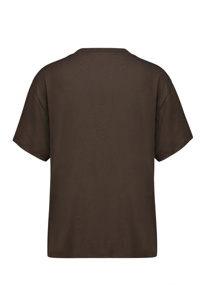 T-shirt met V-hals