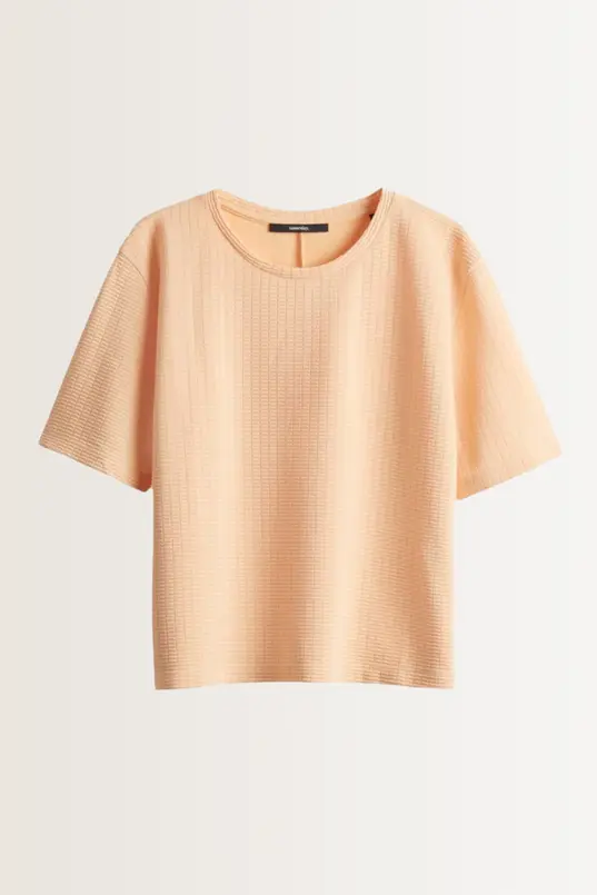 T-shirt met wafelstructuur Kalinie Someday