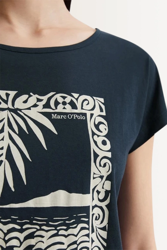 T-shirt met zomerse print Marc O'Polo