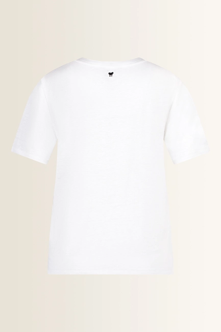 T-shirt van linnenmix Pelota Max Mara Weekend