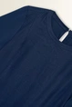 T-shirtjurk met linnen voorpand