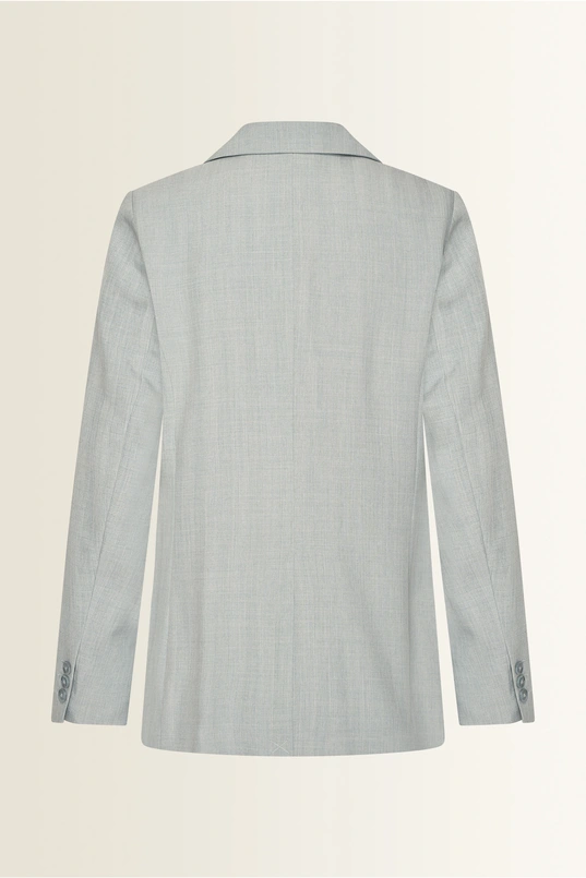 Tailored blazer met subtiele lurexweefsel