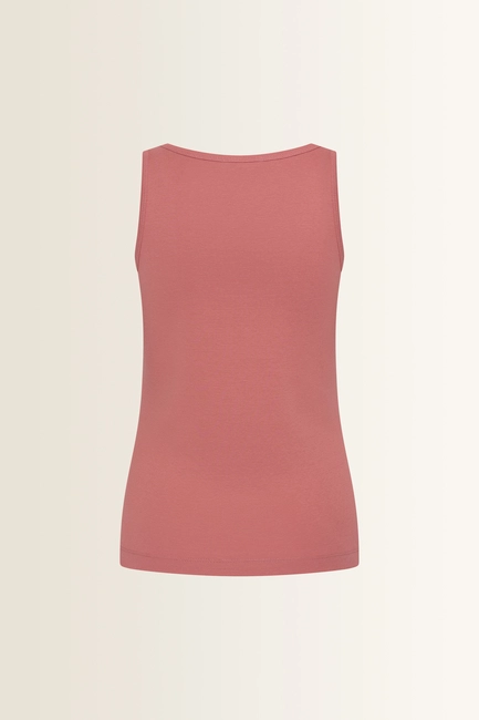 Tanktop in fijne ribstructuur