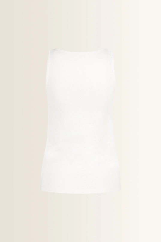 Tanktop in fijne ribstructuur