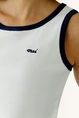 Tanktop met geborduurd logo OUI