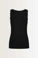 Tanktop met kanten rand
