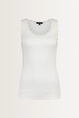 Tanktop met kanten rand