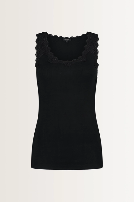 Tanktop met kanten rand