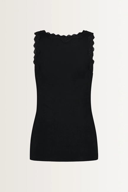 Tanktop met kanten rand