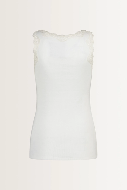 Tanktop met kanten rand