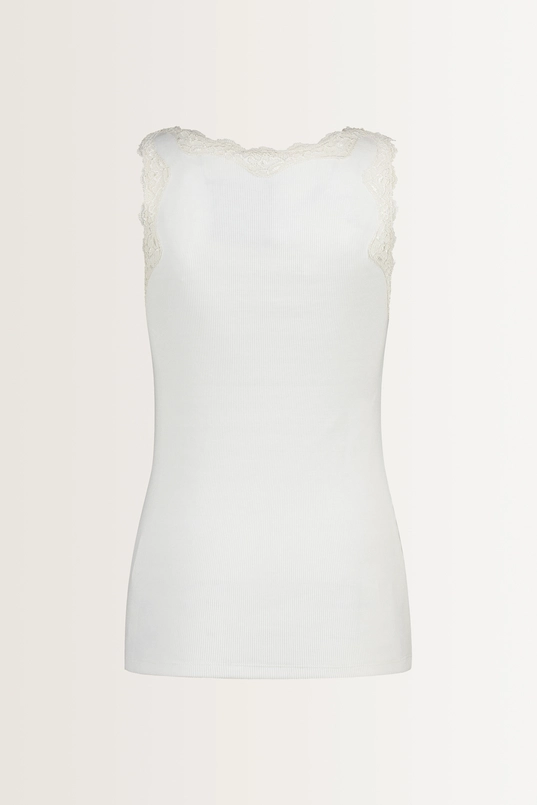 Tanktop met kanten rand