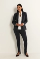 Tapered broek met ritszoom