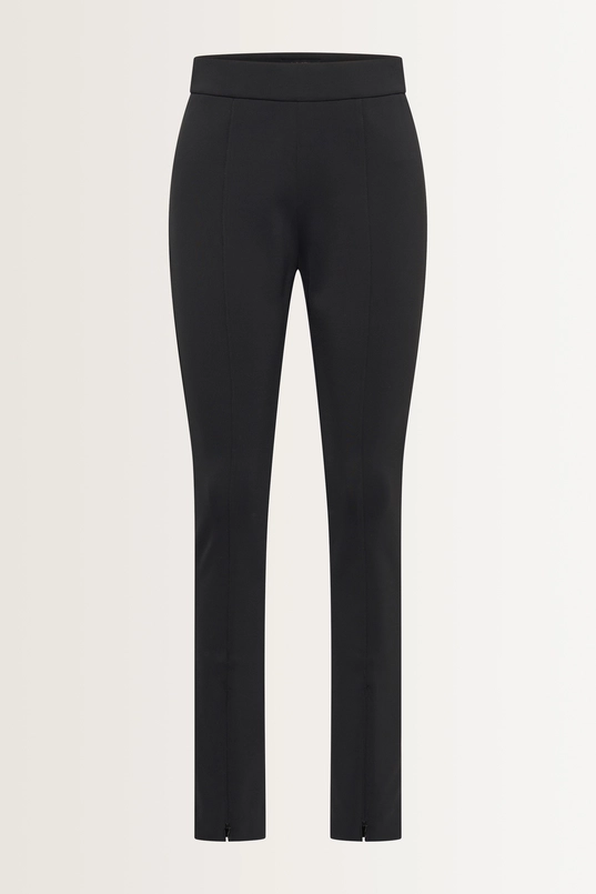 Tapered broek met ritszoom