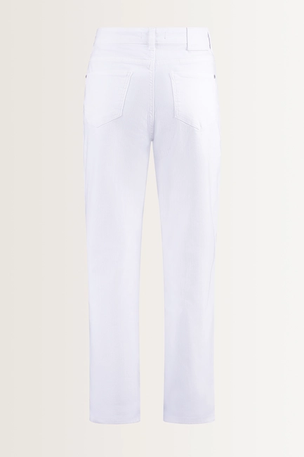 Tapered jeans in stone washed denim