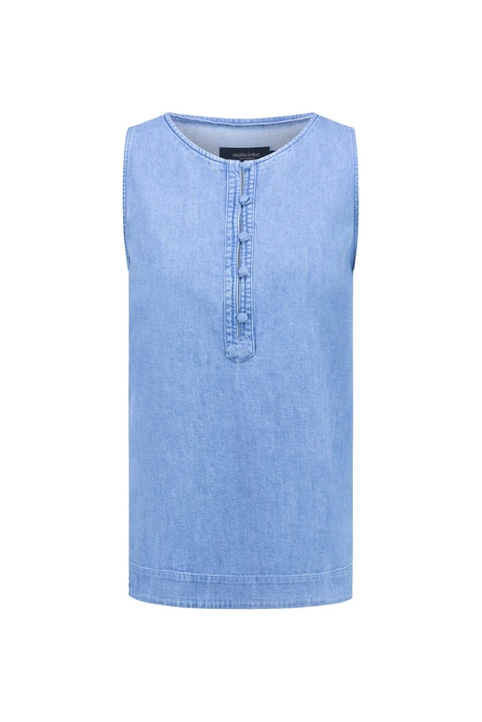 Tencelmix denim top