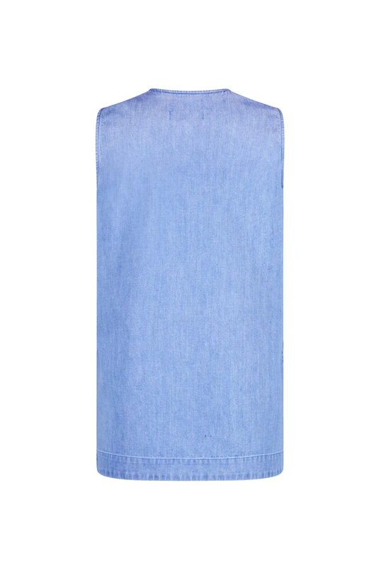 Tencelmix denim top