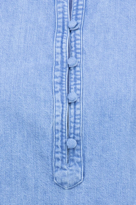 Tencelmix denim top