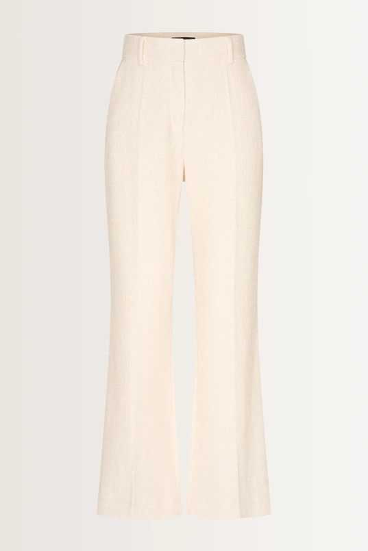 Textuur broek subtiele flare