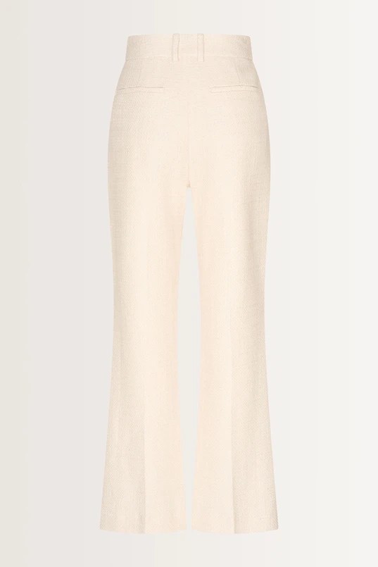 Textuur broek subtiele flare