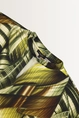 Top botanische print en keyhole-hals