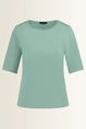 Top in jersey met ronde hals
