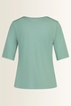 Top in jersey met ronde hals