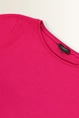 Top in jersey met ronde hals