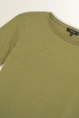 Top in jersey met ronde hals