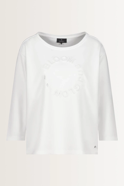 Top met 3D-embleem Monari