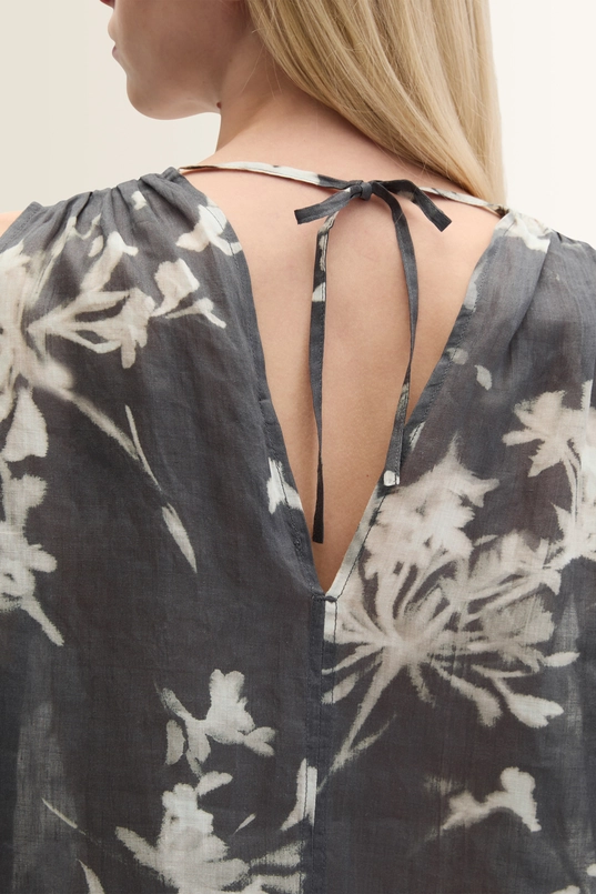 Top met bloemenprint en V-hals Marc O'Polo