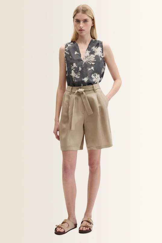 Top met bloemenprint en V-hals Marc O'Polo
