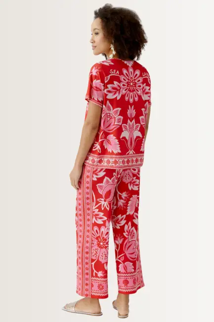 Top met bloemenprint OUI