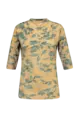 Top met bloemprint