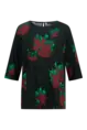 Top met bloemprint