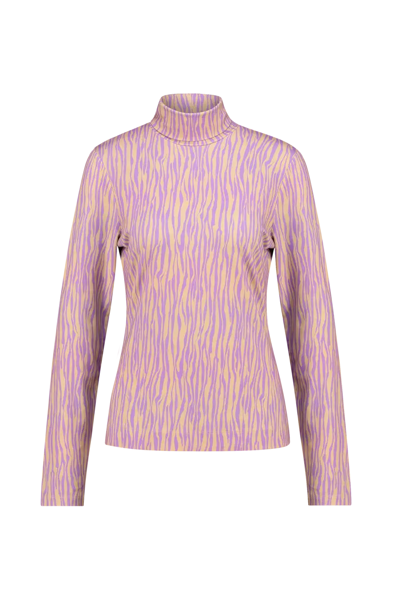 Top met col en print
