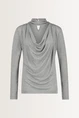 Top met draperie