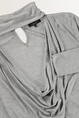 Top met draperie