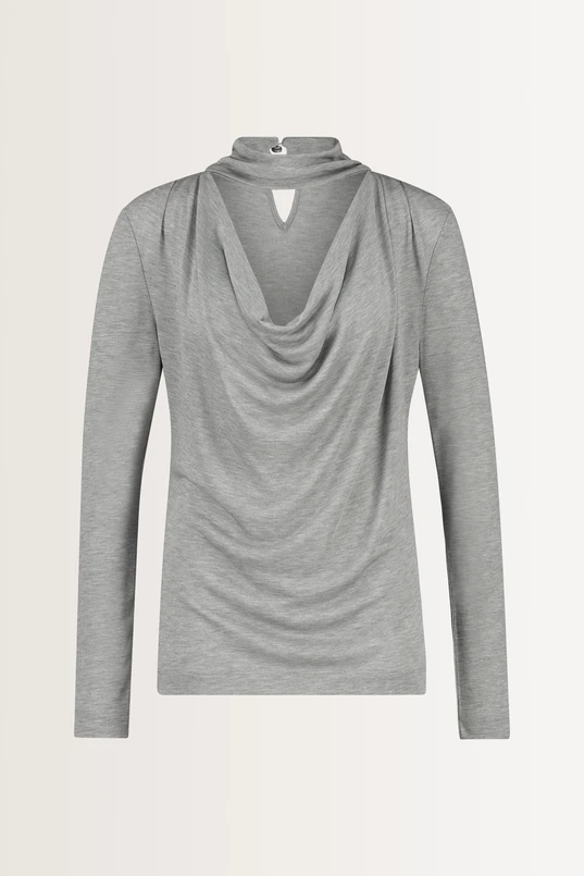 Top met draperie