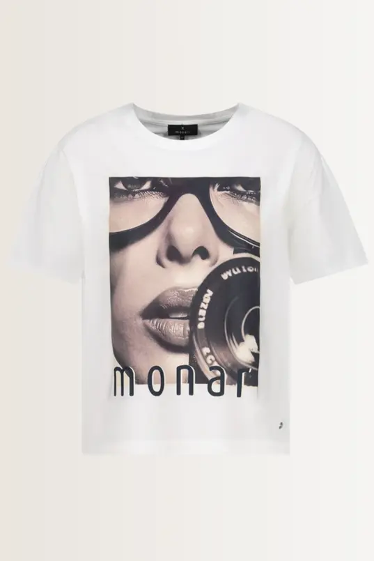 Top met fotoprint Monari