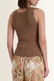 Top met lurex en volant Monari
