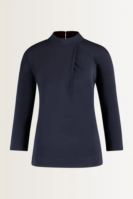 Top met plooidetail