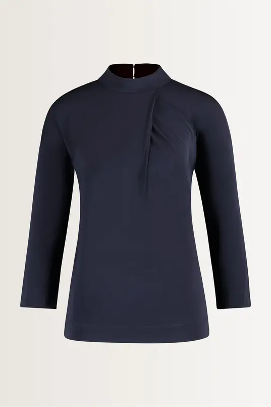 Top met plooidetail